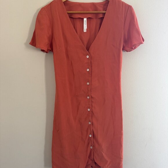 RVCA Salmon Pink Dress – Size Small - Picture 2 of 5